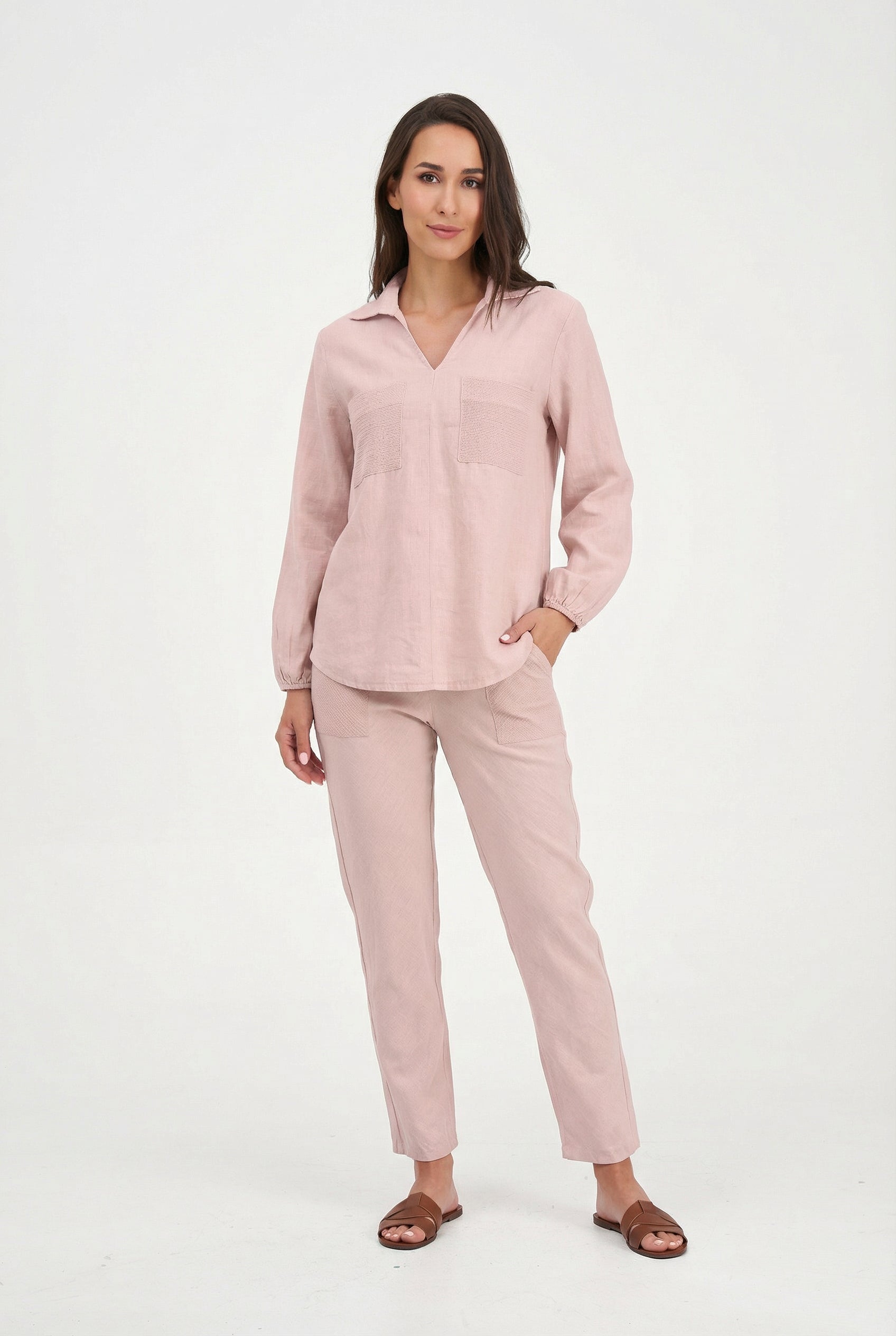 Women's Woven Tunic Top