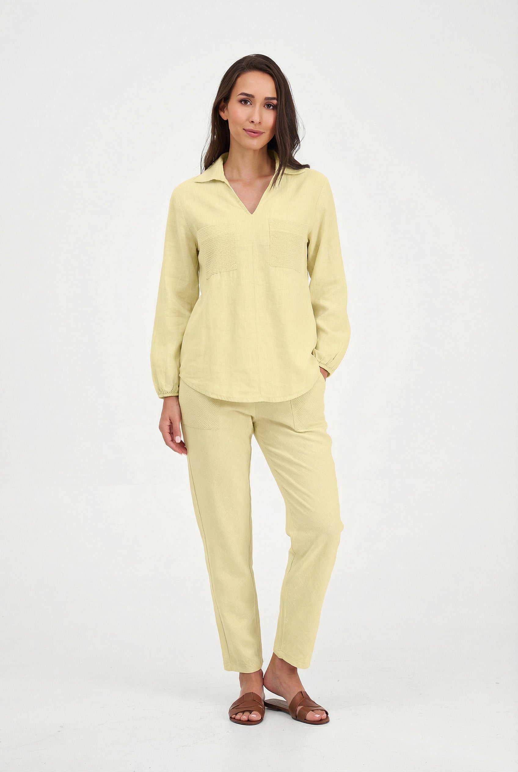 Women's Woven Tunic Top