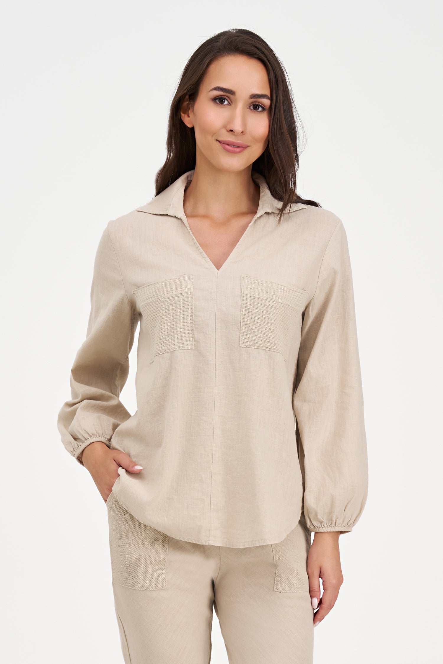 Women's Woven Tunic Top