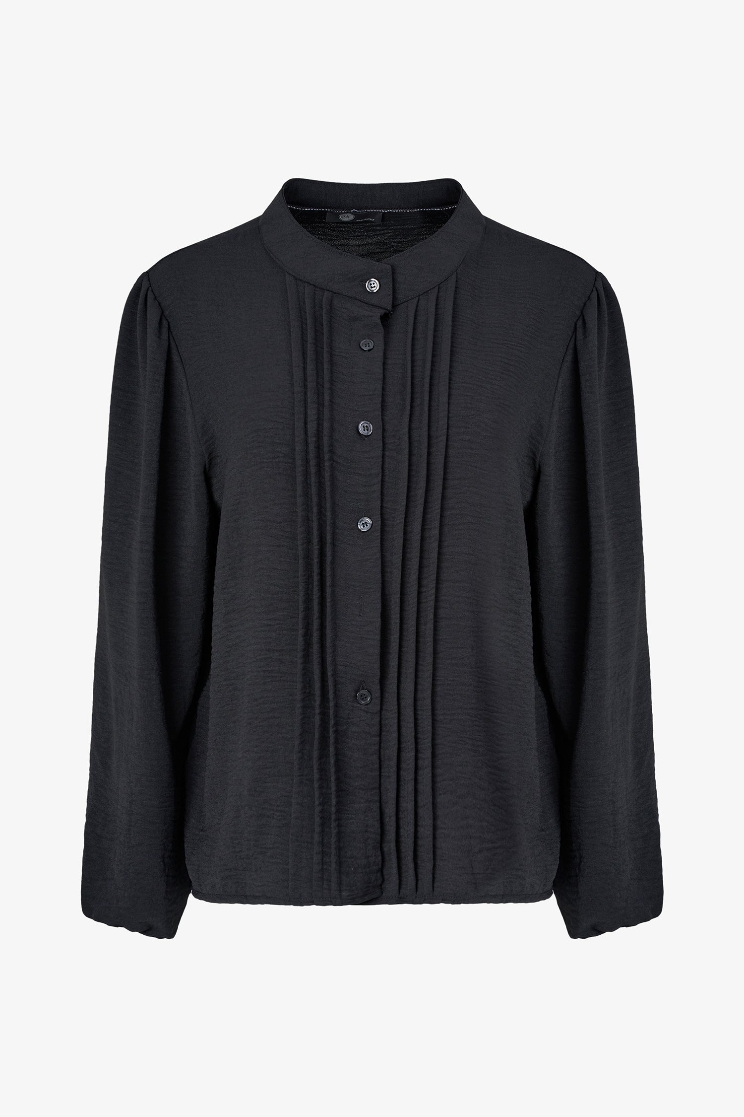 Women's Woven Button Down Shirt With A Front Pin-Tuck Detailing