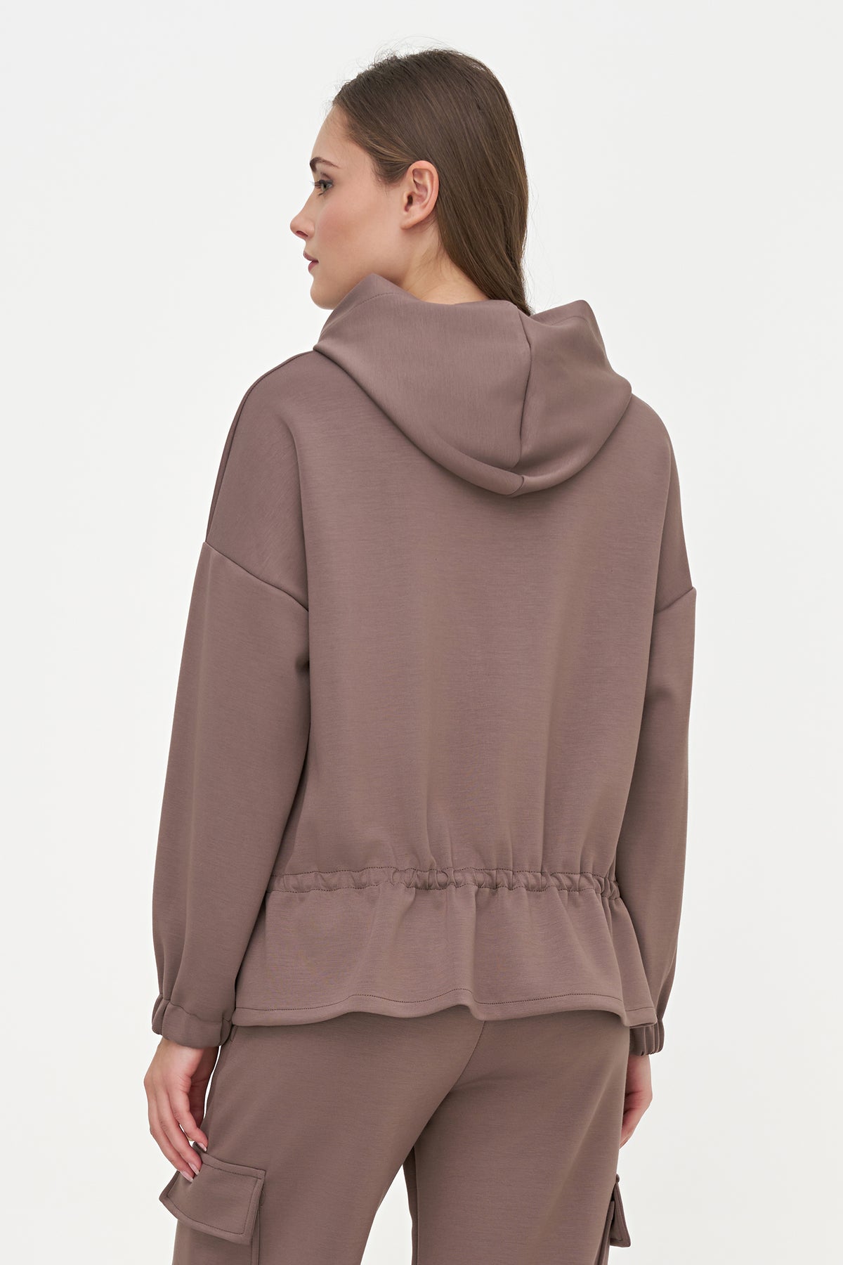 Women's Knit Hooded Sweatshirt