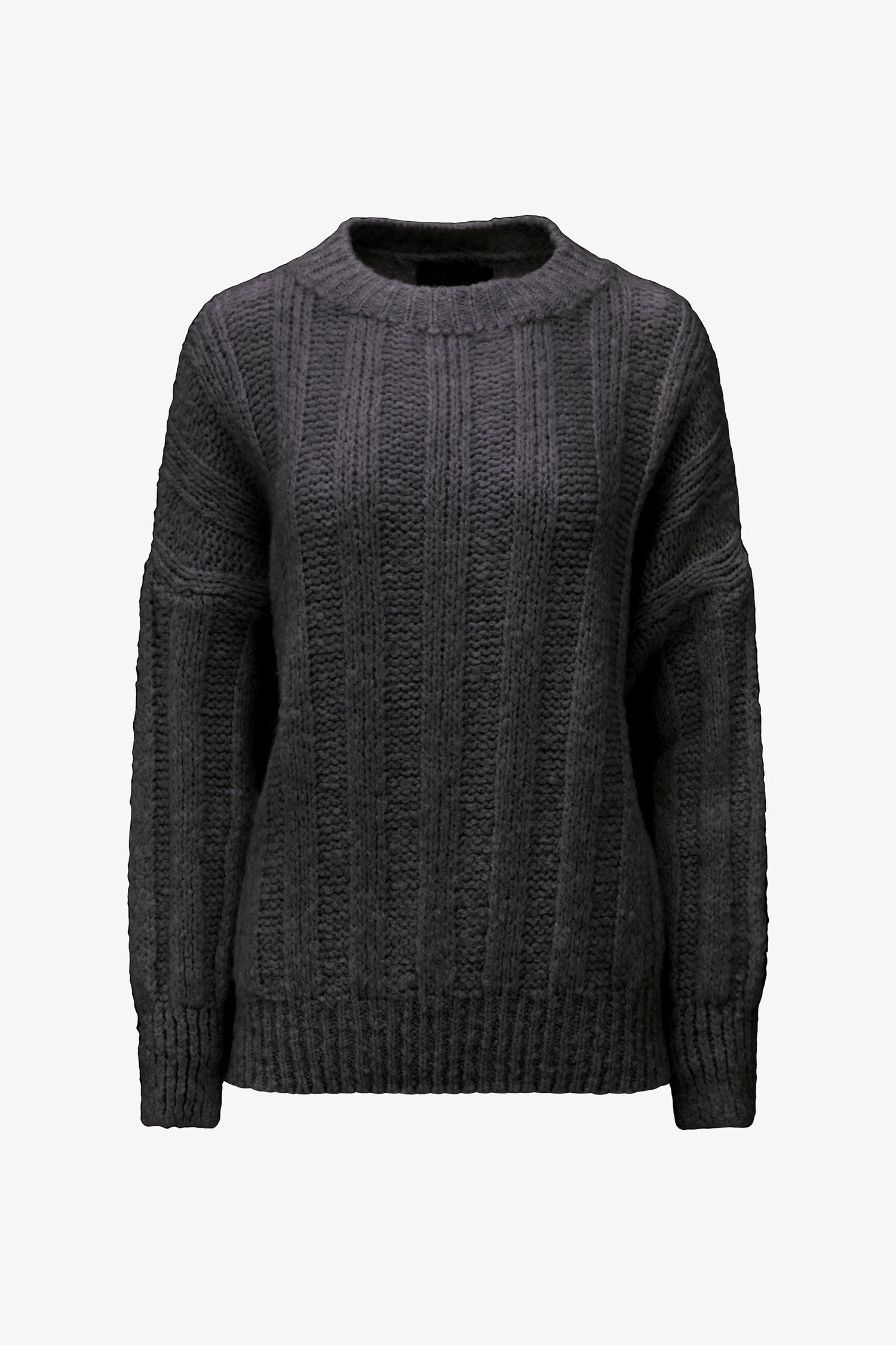 Women's Knit Long Sleeve Crew-Neck Sweater