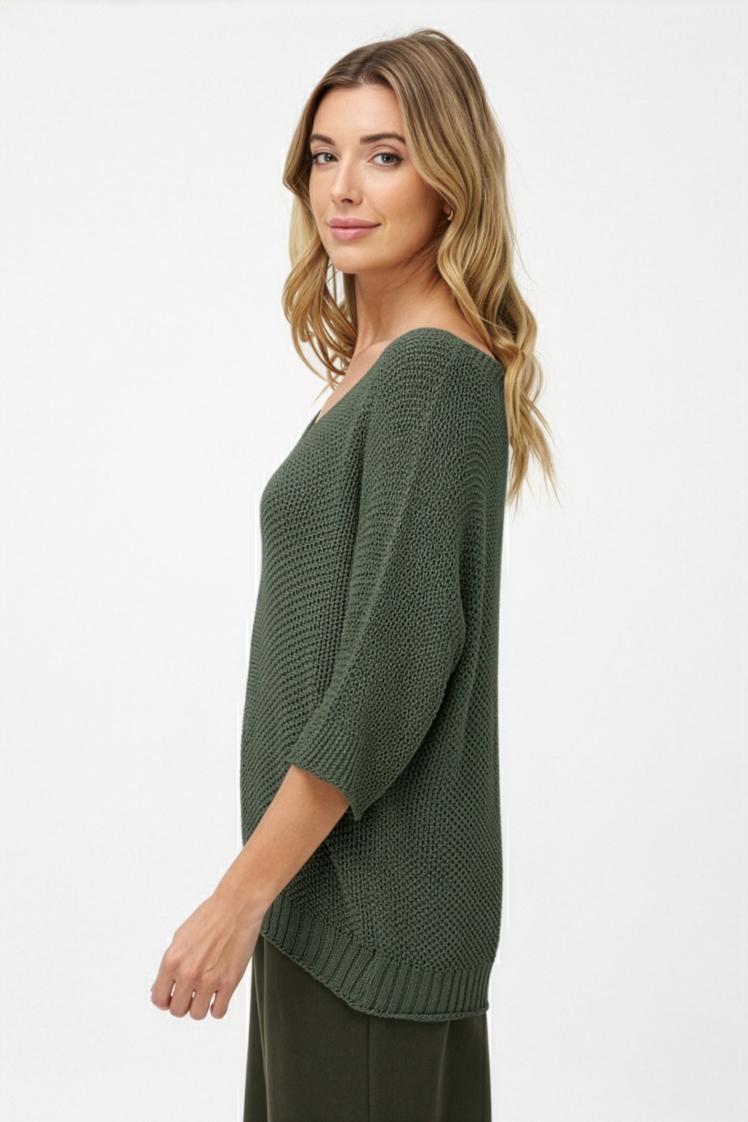 Women's Knit V-Neckline Sweater