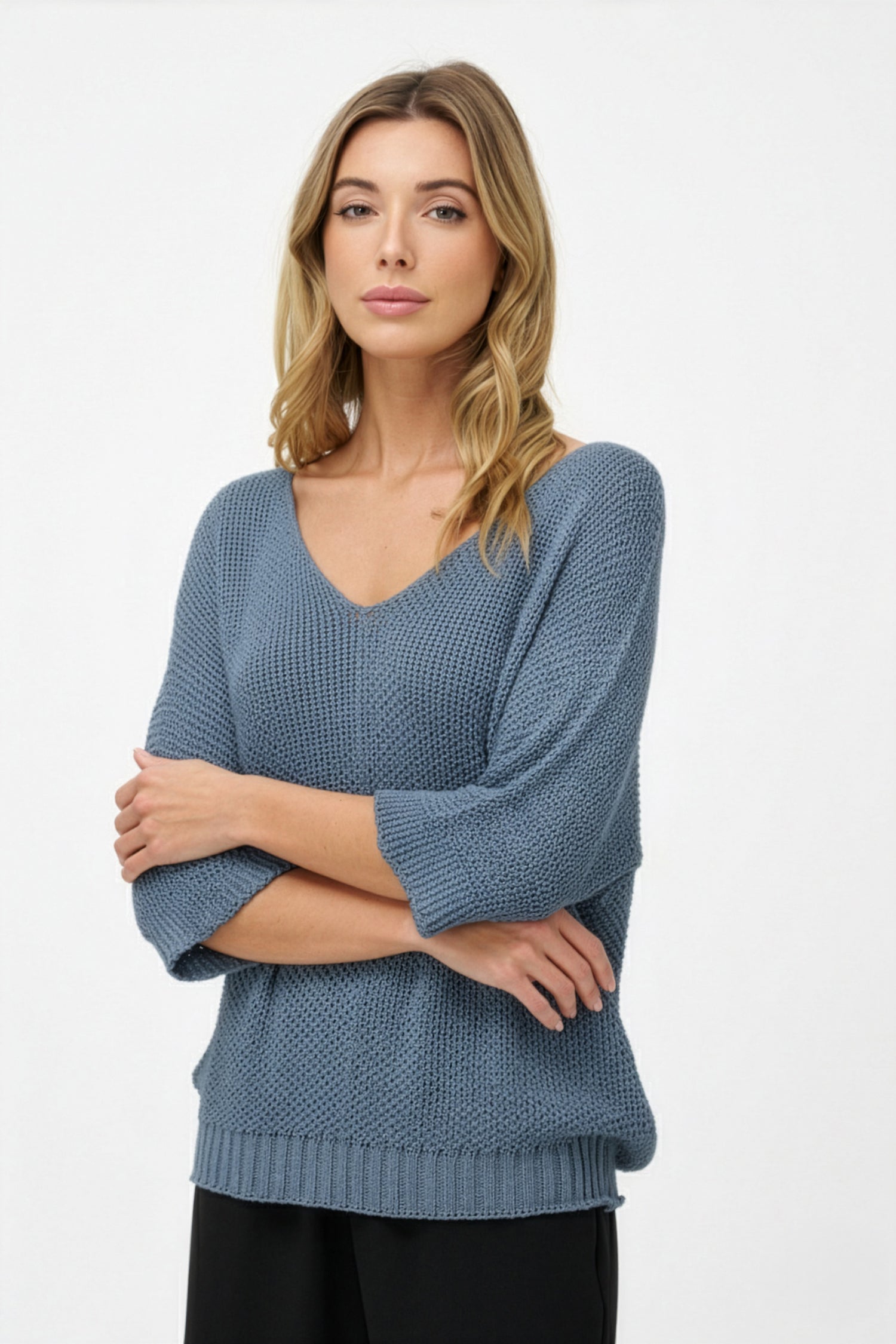 Women's Knit V-Neckline Sweater