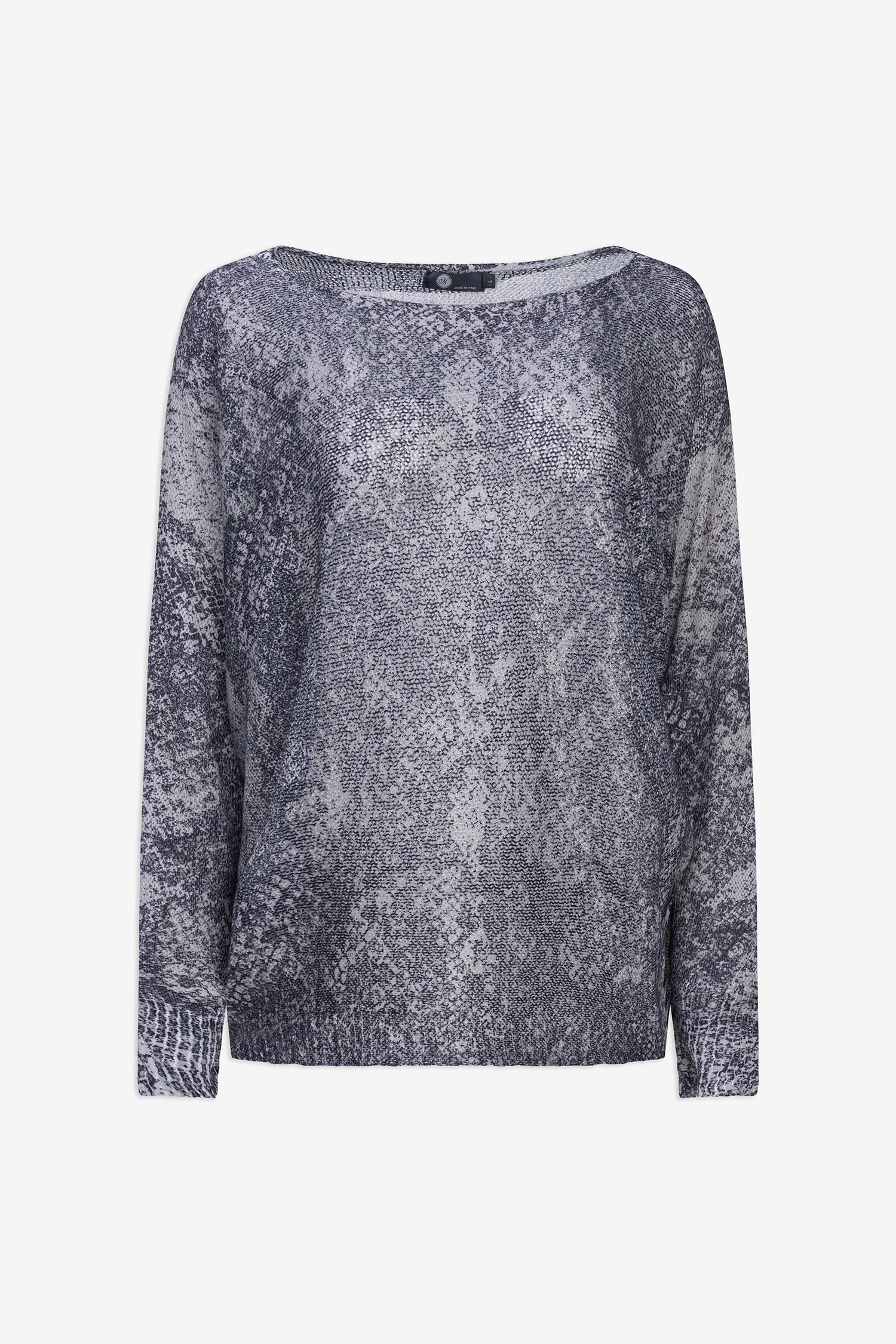 Textured sweater on a white background