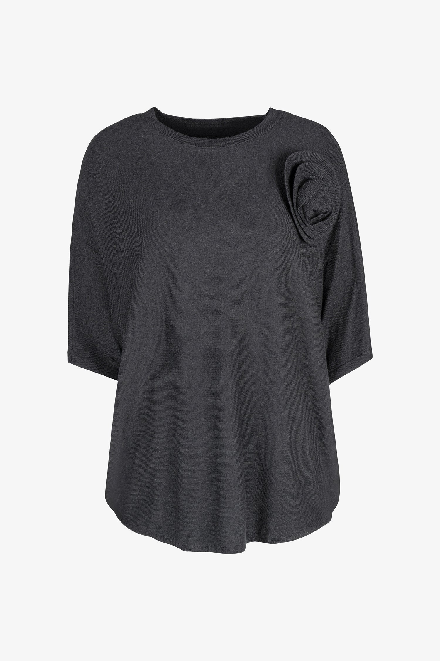Women's Knit Short Sleeve Crew-Neck Sweater