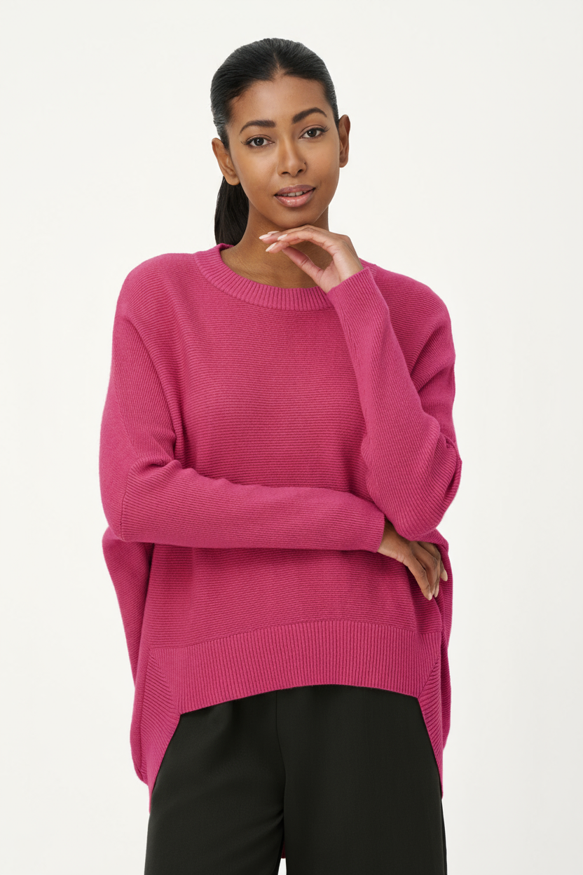 Women's Knit Crew-Neck Sweater