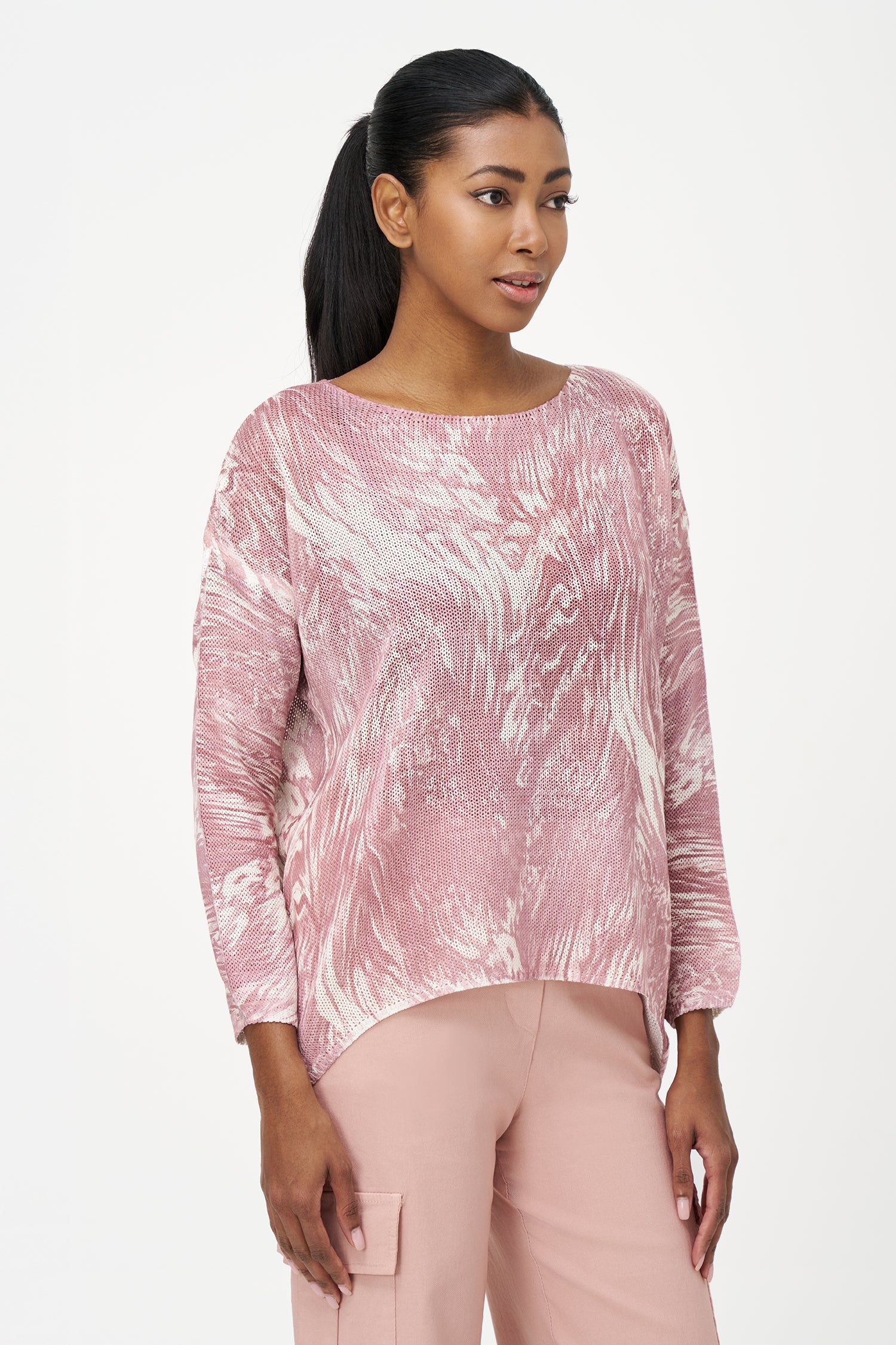 Women's Knit Boat-Neck Sweater