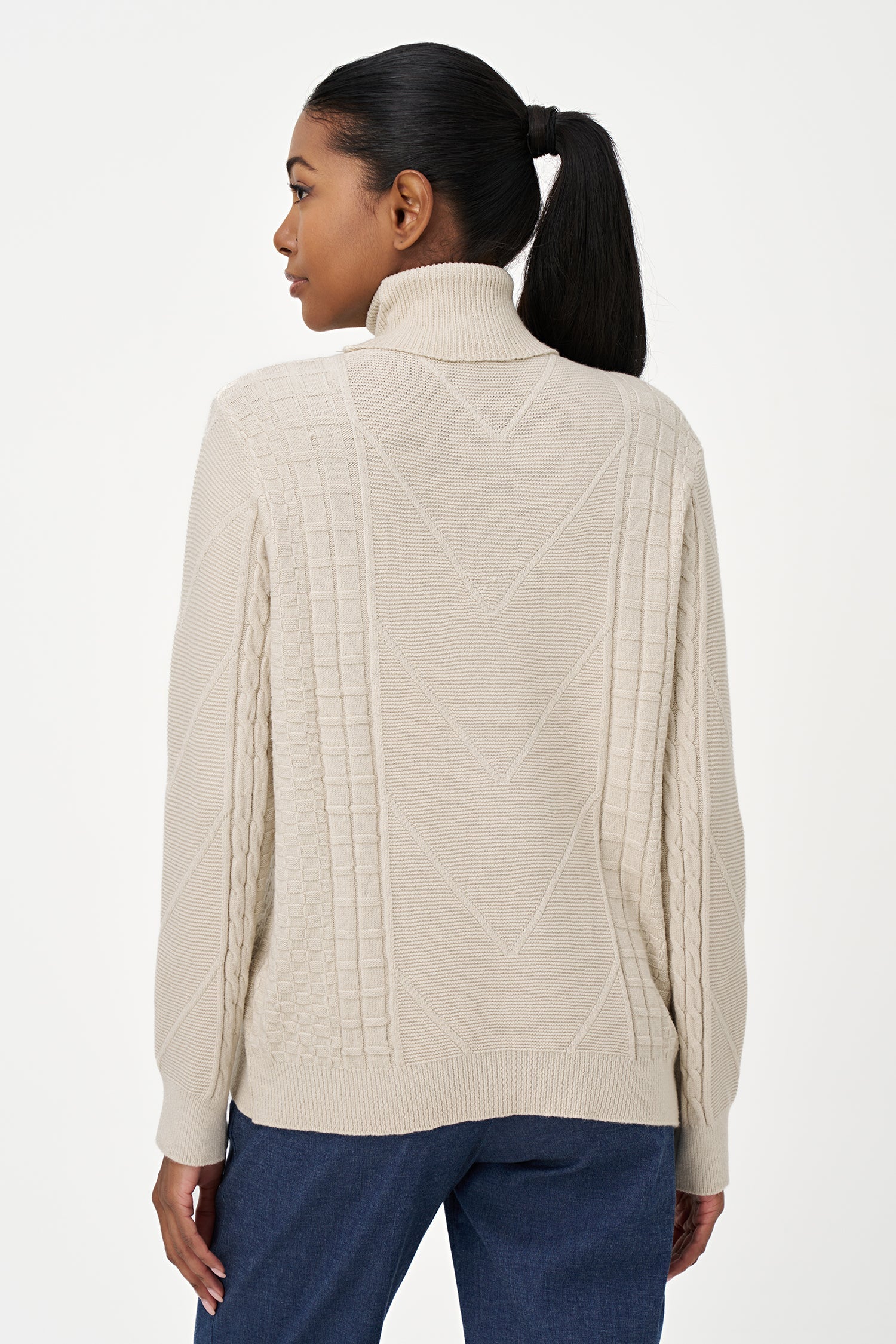 Women's Knit Turtle-Neck Sweater