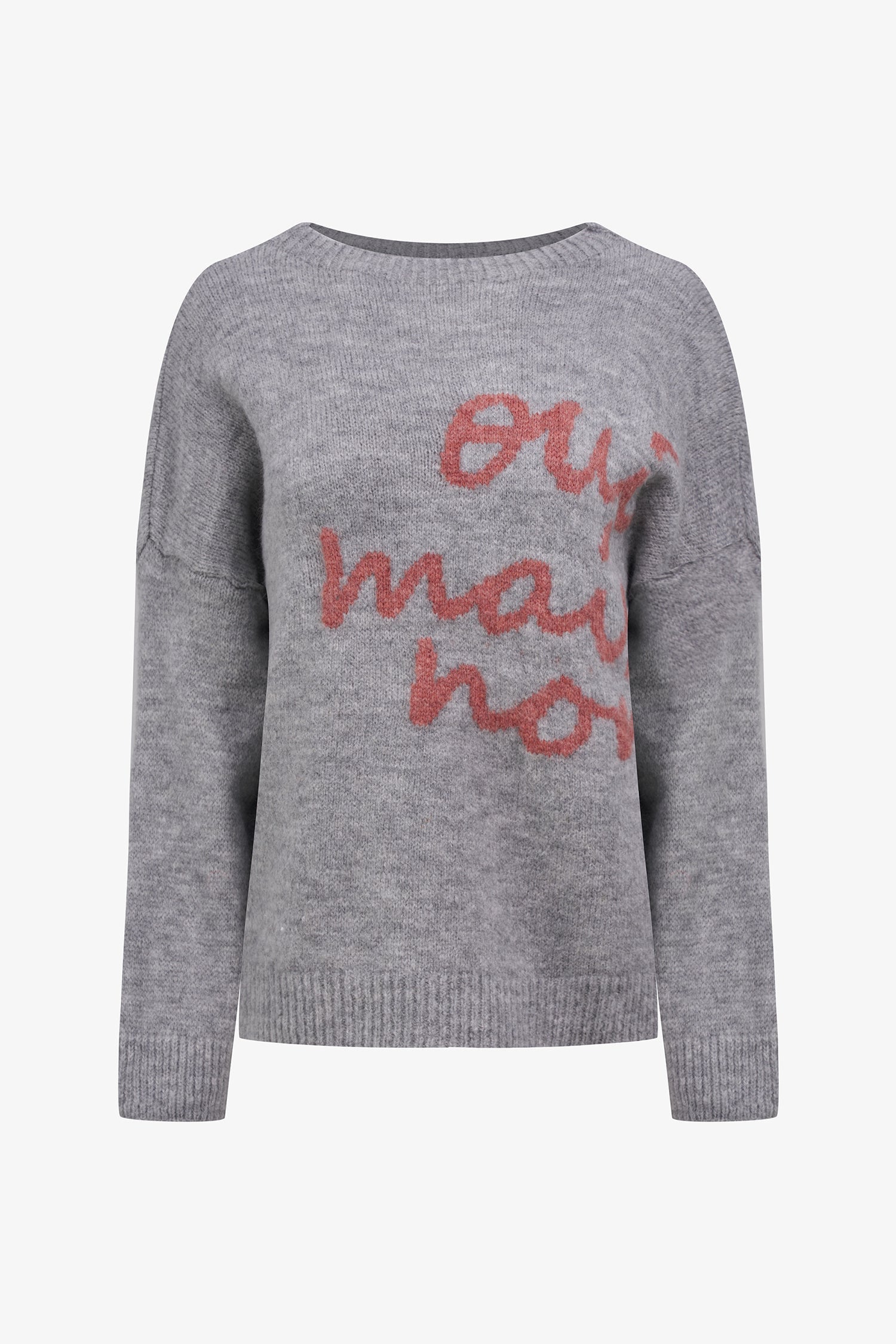 Women's Knit Crew-Neck Long Sleeve Sweater