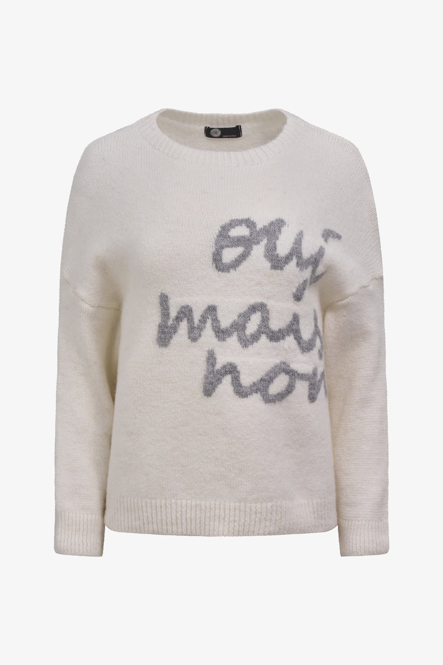 Women's Knit Crew-Neck Long Sleeve Sweater