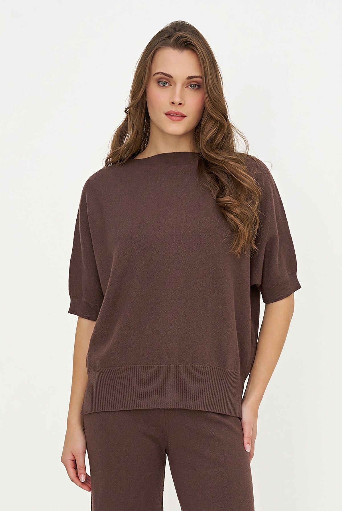 Women's Oversized Crew-Neck Sweater