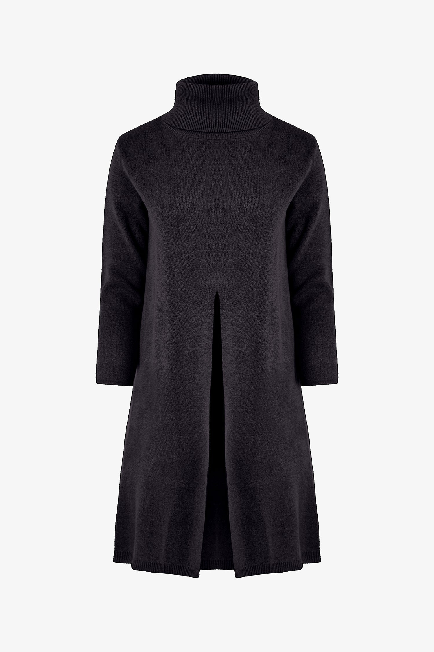 Women's Knit Turtleneck Tunic Sweater
