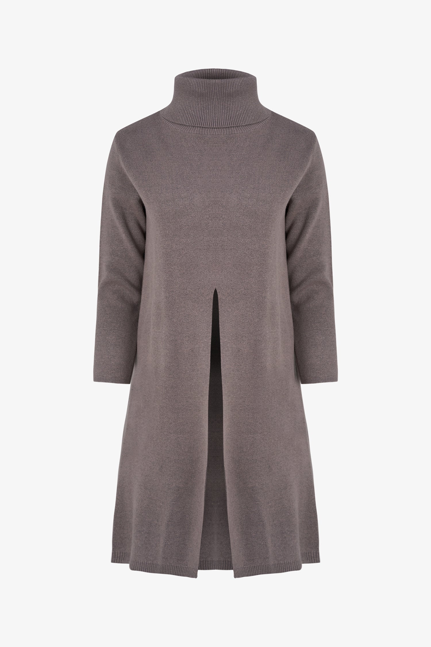 Women's Knit Turtleneck Tunic Sweater