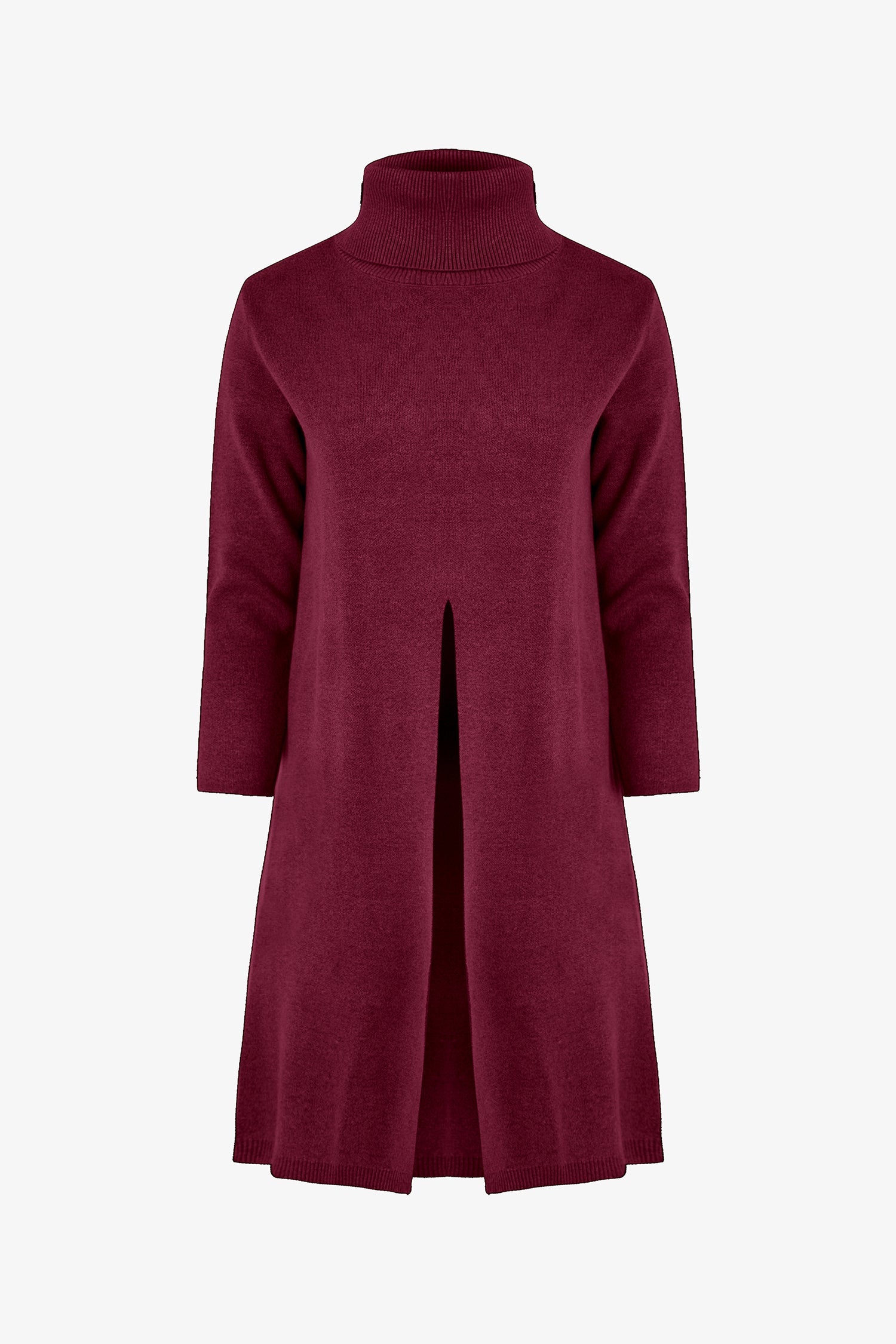 Women's Knit Turtleneck Tunic Sweater