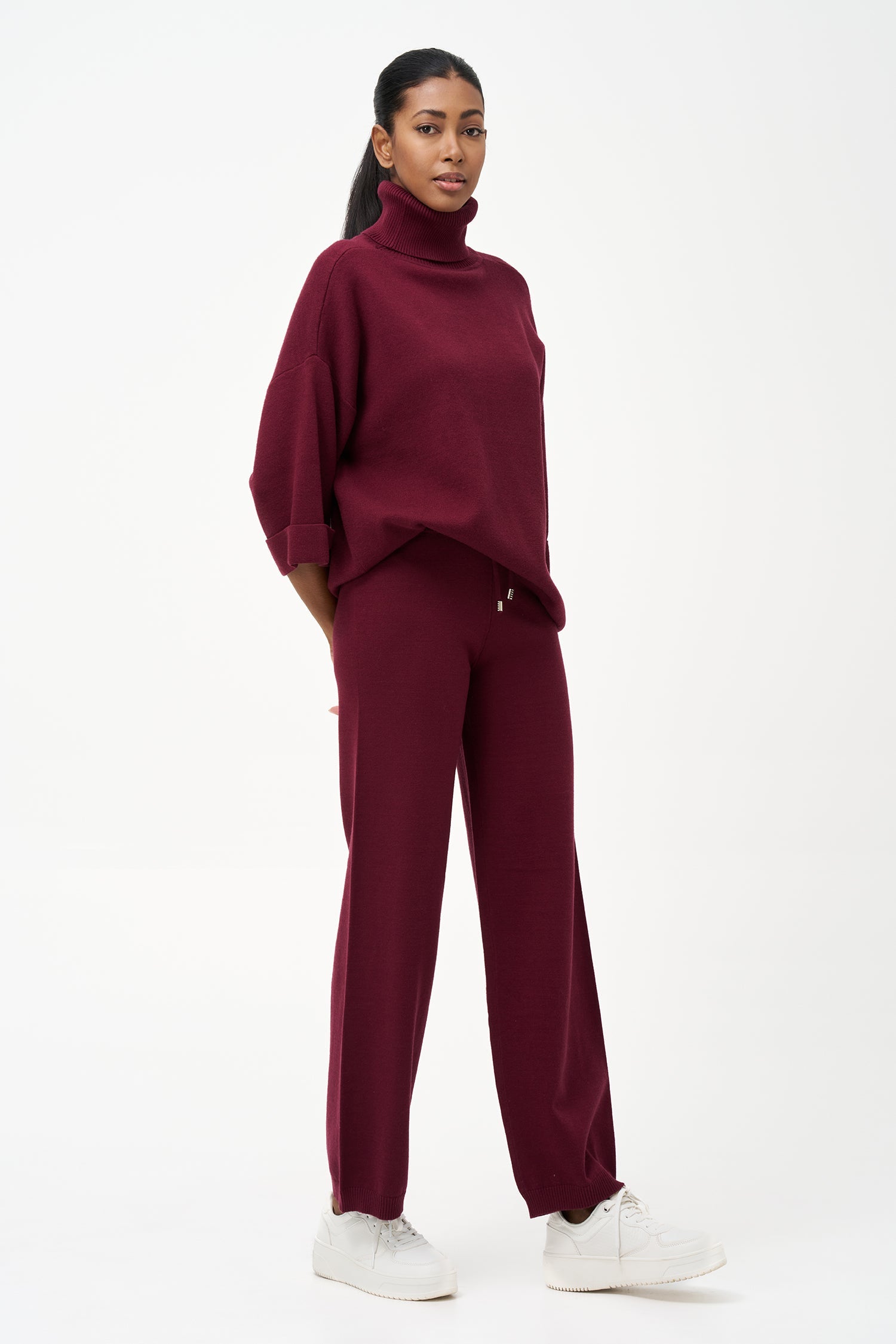 Women's Knit Turtleneck Sweater