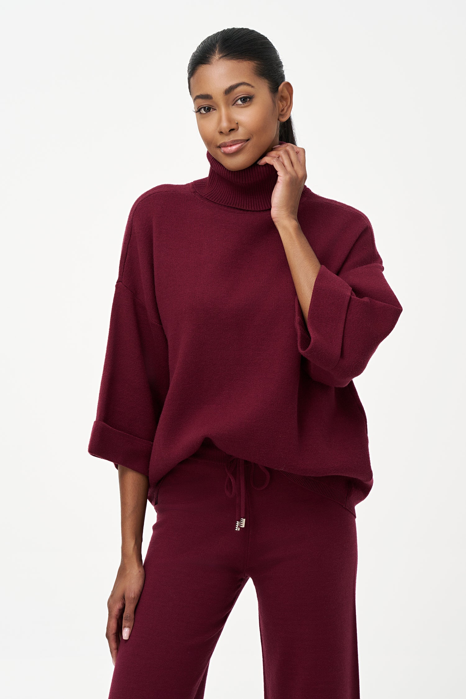 Women's Knit Turtleneck Sweater