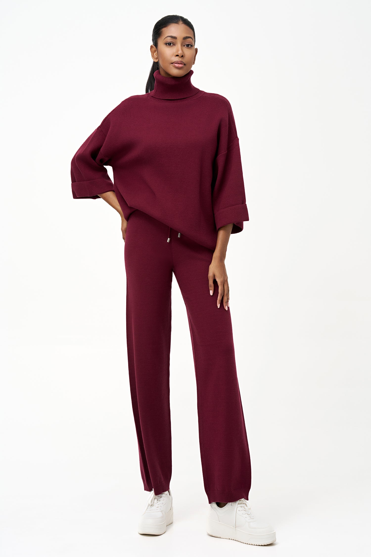 Women's Knit Turtleneck Sweater