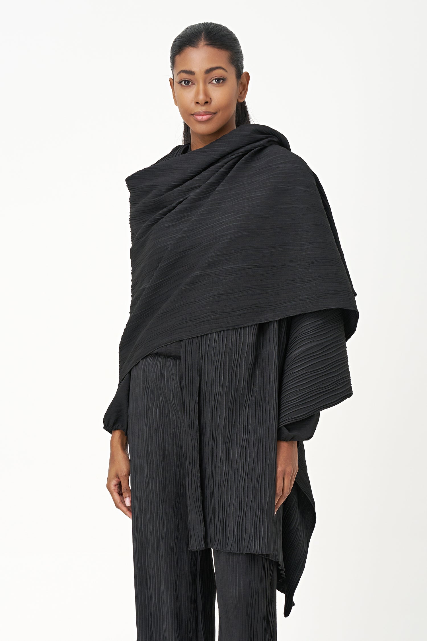 Women's Woven Oversized Textured Shawl